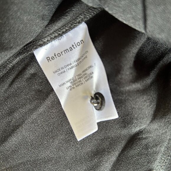 BEST Reformation Cristina Lace Top Sz6 Black Lace French Vest Must Have - Picture 7 of 10